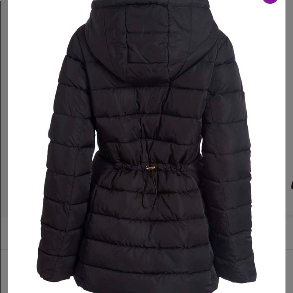 Jessica Simpson black & White puffer coat - Picture 3 of 5